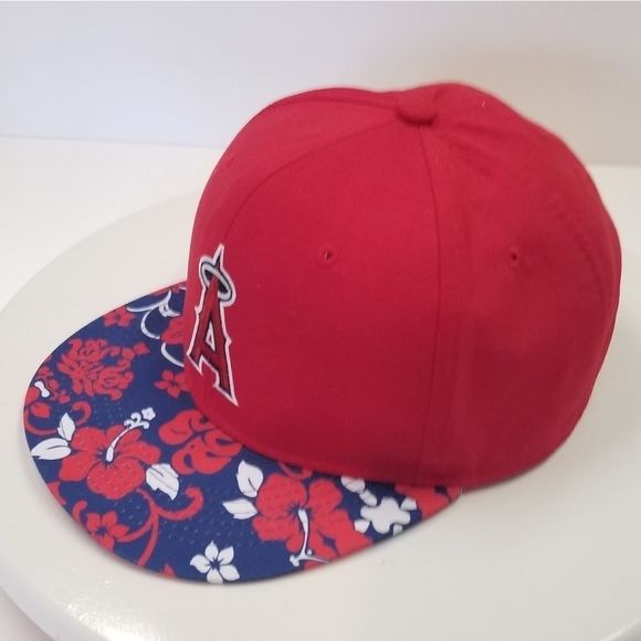 Los Angeles Angels Hawaiian Baseball Cap Hat - Picture 10 of 12